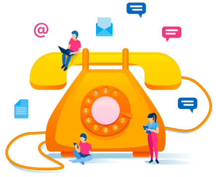 residential phone line banner