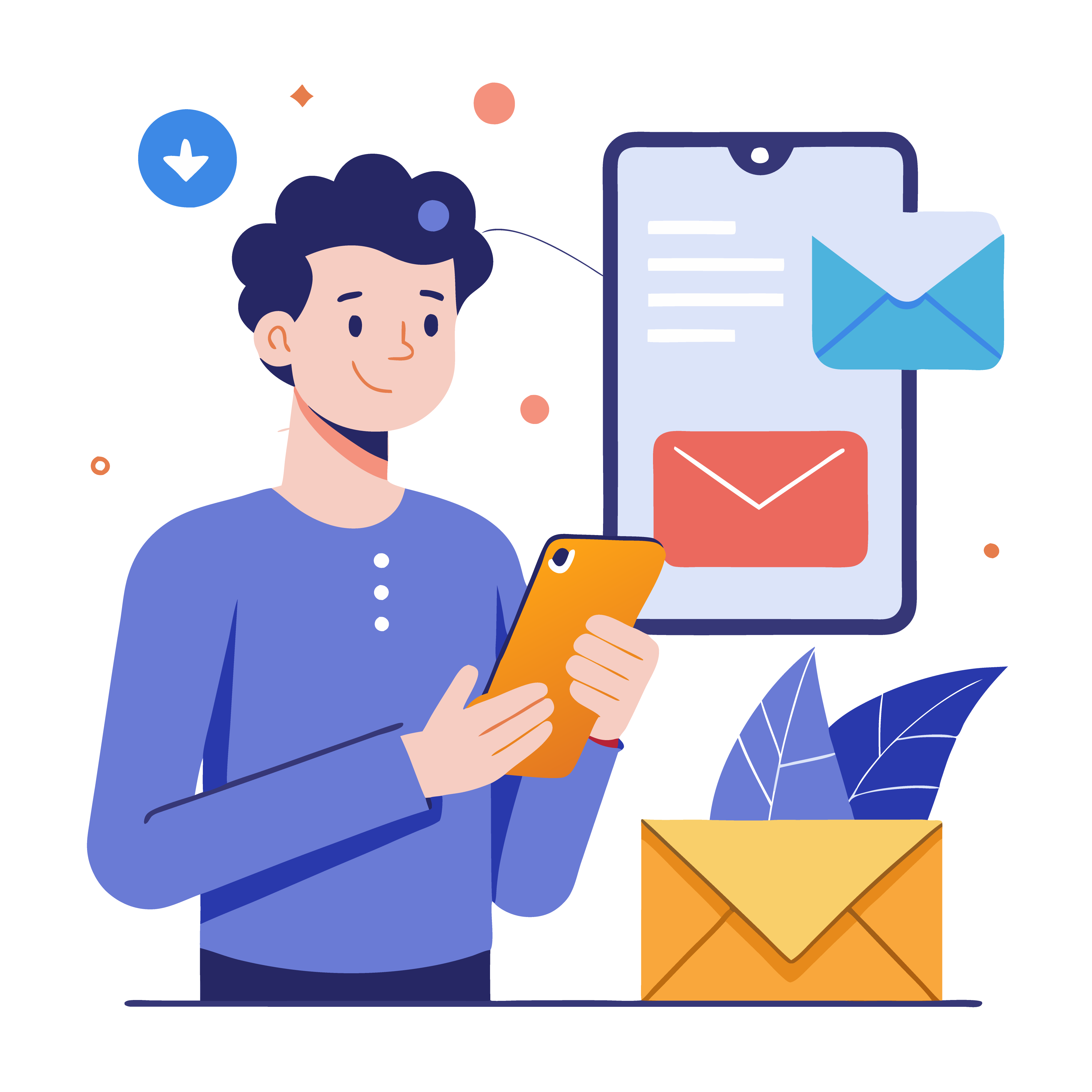 Custom SMS Plan Illustration